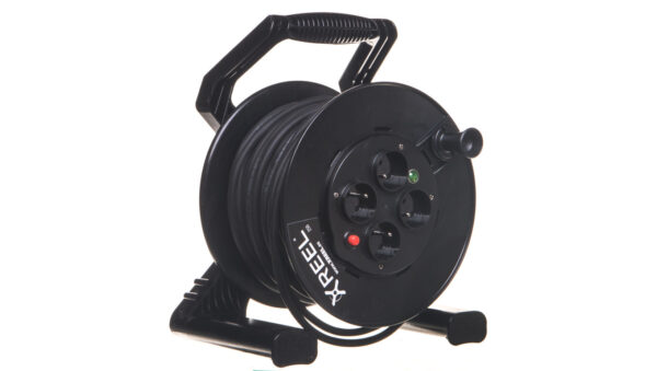 Przedłużacz bębnowy XREEL 40mb H05RR-F 3×1,5 IP20 4xGS 230V 92501T48173