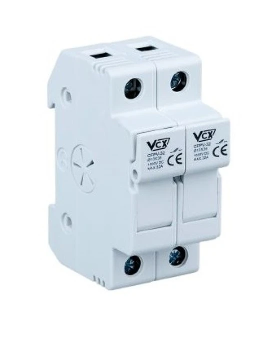 Podstawa bezpiecznikowa 2P PV 32A 1000V DC 10x38mm