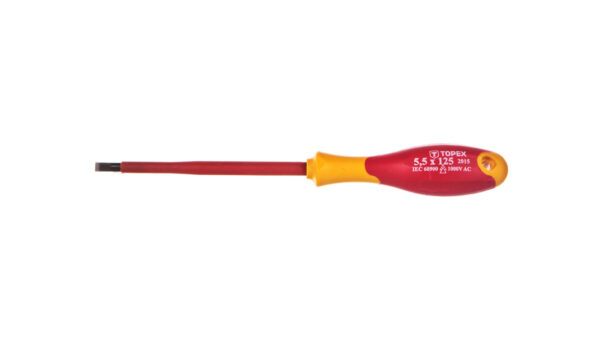 Wkrętak płaski 5,5 x 125 mm izolacja do 1000V stal CrMo 39D473