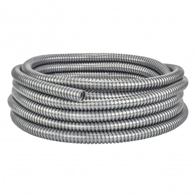 Peszel ochronny metalowy Anaconda Multiflex roz.25 25/21,2mm bezhalogenowy samogasnący rura karbowana elastyczna FCCN 1250N UV