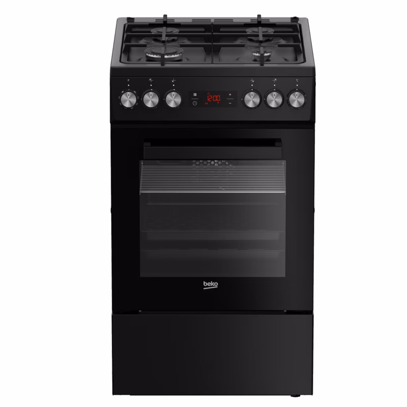Kuchnia gazowo-elektryczna BEKO FSM52331DBDS Czarna 1 szt.