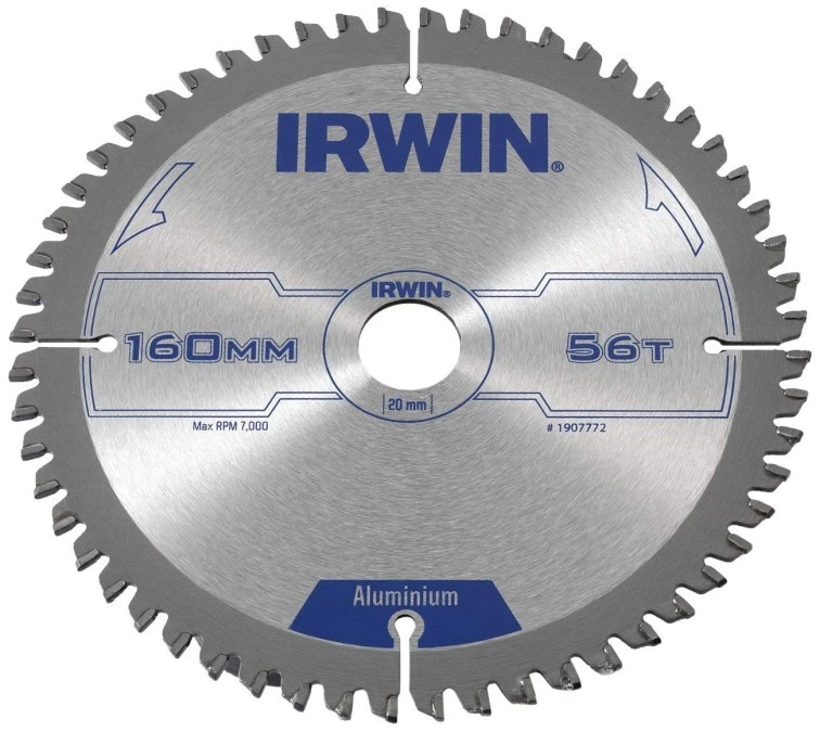 Piła Irwin tarczowa do aluminium PRO 160x56Tx20/16 1907772