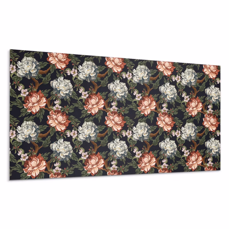 Kafelki samoprzylepne Wallfluent 40×20 cm Wzór kwiatów 10 szt.
