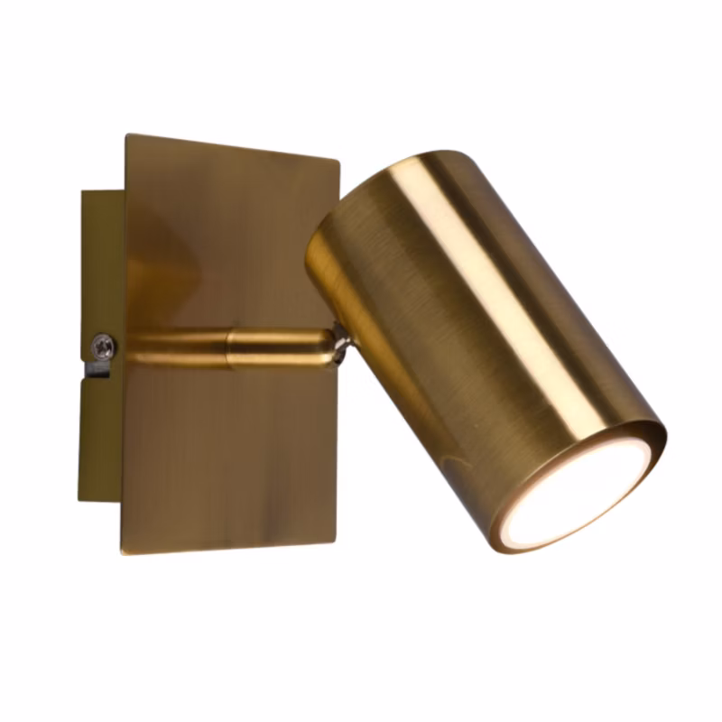 Kinkiet ścienny Trio Marley złoty 1 x GU10 x IP20 wym: 12 x 12 cm – 1 szt.