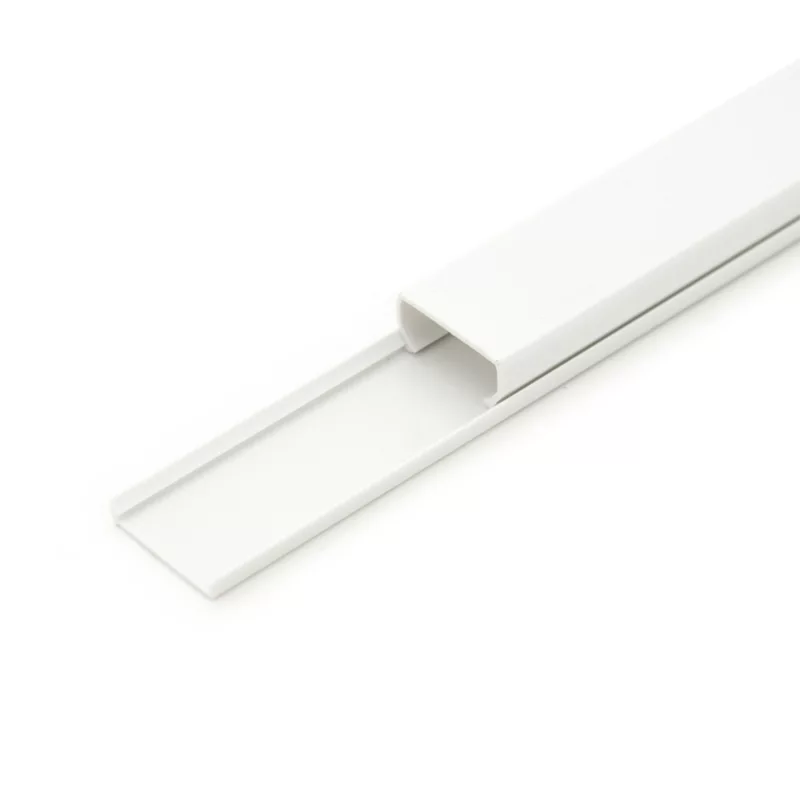 Korytko kablowe CanaLux CNL-C-20010-72, kanał elektroinstalacyjny 20x10mm z pokrywą 144 mb, białe, 72 szt.