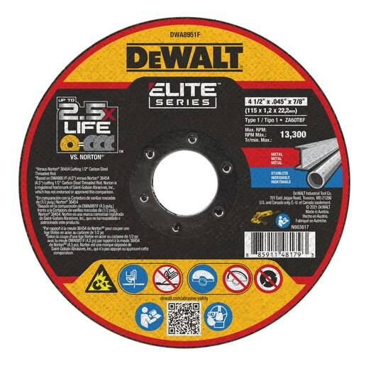 Tarcza tnąca DeWALT DWA8951F Elite Series