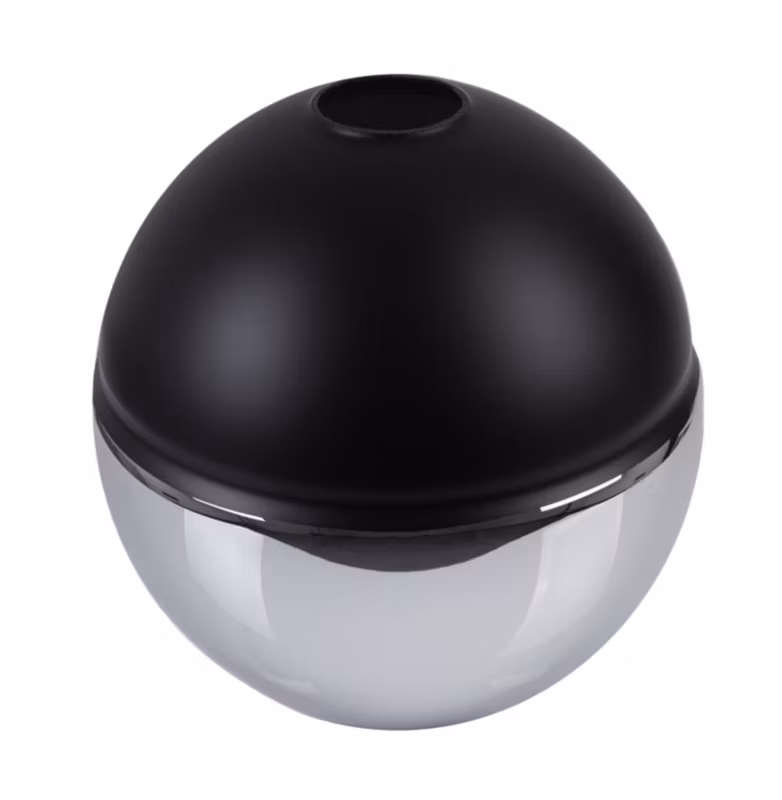 Klosz do lampy wiszącej Light Home LH Oslo E27 chromatyczny szklany 20x20cm 1szt.