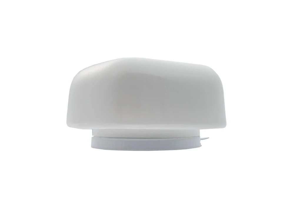 PLAFON G‑1, E27, 60W, biała‑stal malowana proszkowo, klosz matowy‑szkło, mały kwadrat, IP20 G01 G‑1