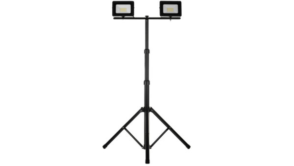 Projektor LED na statywie czarny 2x30W 2x2350lm IP65 6400K SL-S02
