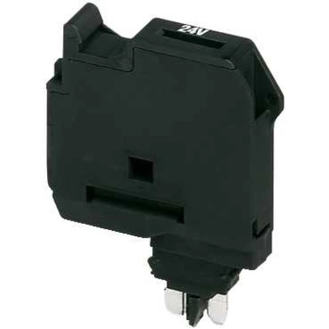 Podstwa bezpiecznikowa do 5x20mm szer. 6,2mm, wskaźnik 110‑250V AC/DC NSYTRASF520M /10szt./
