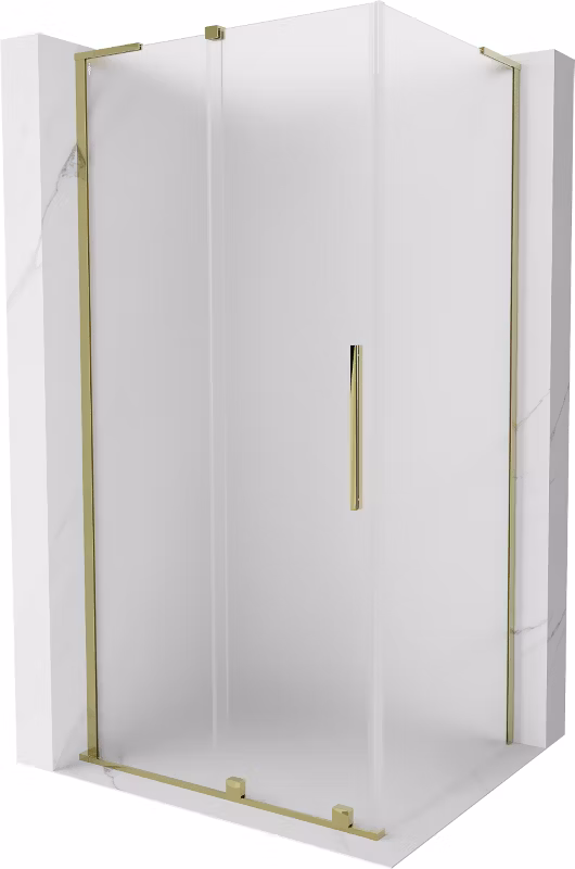 Kabina prysznicowa Mexen Velar L rozsuwana 120 x 90 cm szron złota 1 szt.