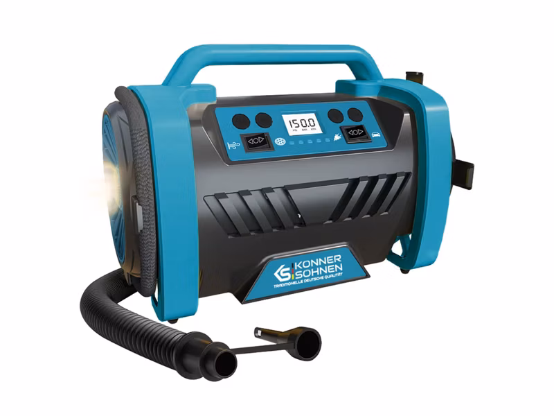 Kompresor samochodowy powietrza Könner & Söhnen 35l/min 150psi 1 szt.