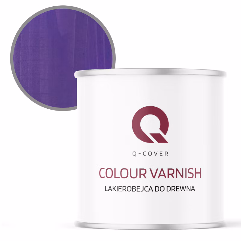 Lakierobejca do Drewna 3w1 Q-Cover Fioletowy Satyna 2.5L
