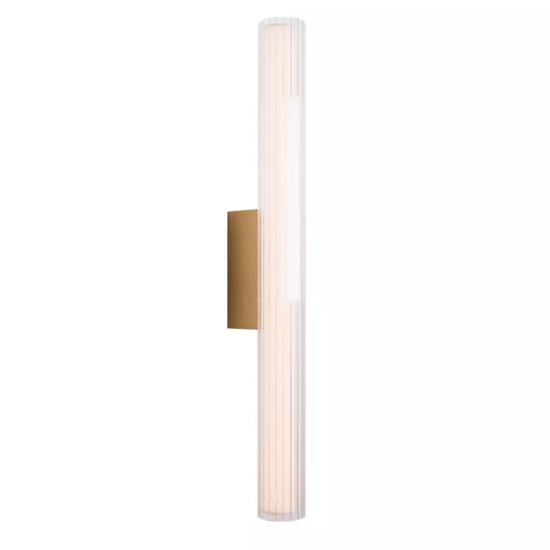 Kinkiet ścienny Maxlight Fayette złoty LED 12W 3000K 780lm IP44 wym: 61 x 6 x 12 cm – 1 szt.