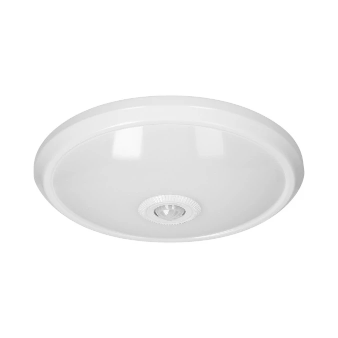 Plafoniera LEDZONDA 16W plafon z czujnikiem ruchu 1100lm 4000K IP20 poliwęglan mleczny, biały AD‑PL‑6076WLPMR4